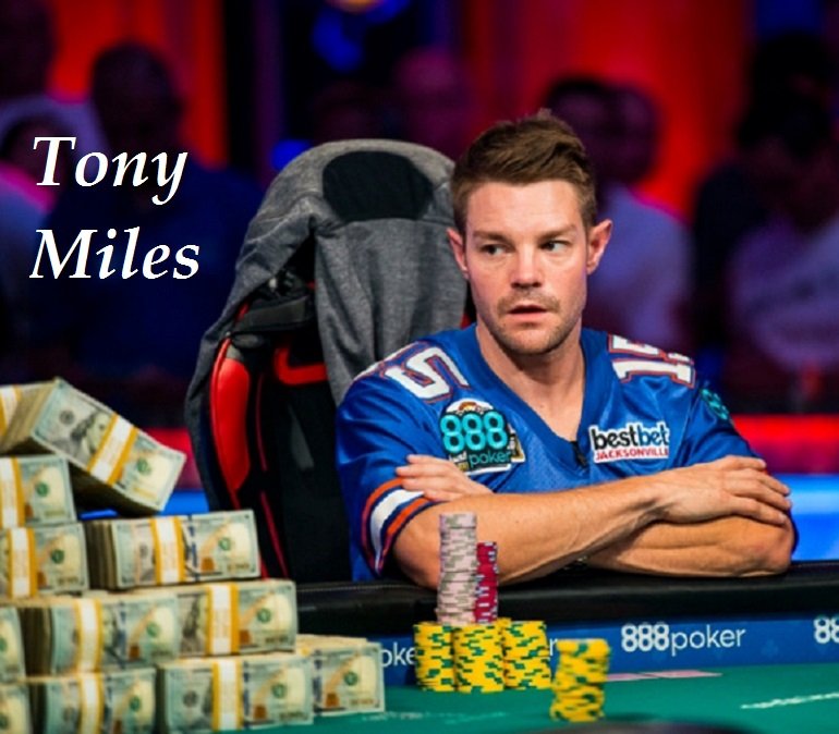 Tony Miles at WSOP2018 Main Event